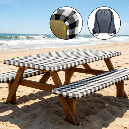 Fitted Picnic Table Cover Set for 6FT Tables